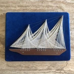 Handmade Boat Wall Artwork